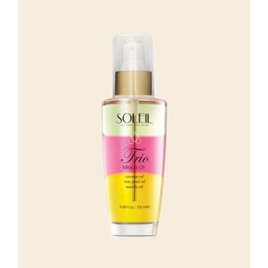 Soleil Trio Miracle Oil Coconut Rose Marula Hair Serum Shine 4.06 oz 120 ml